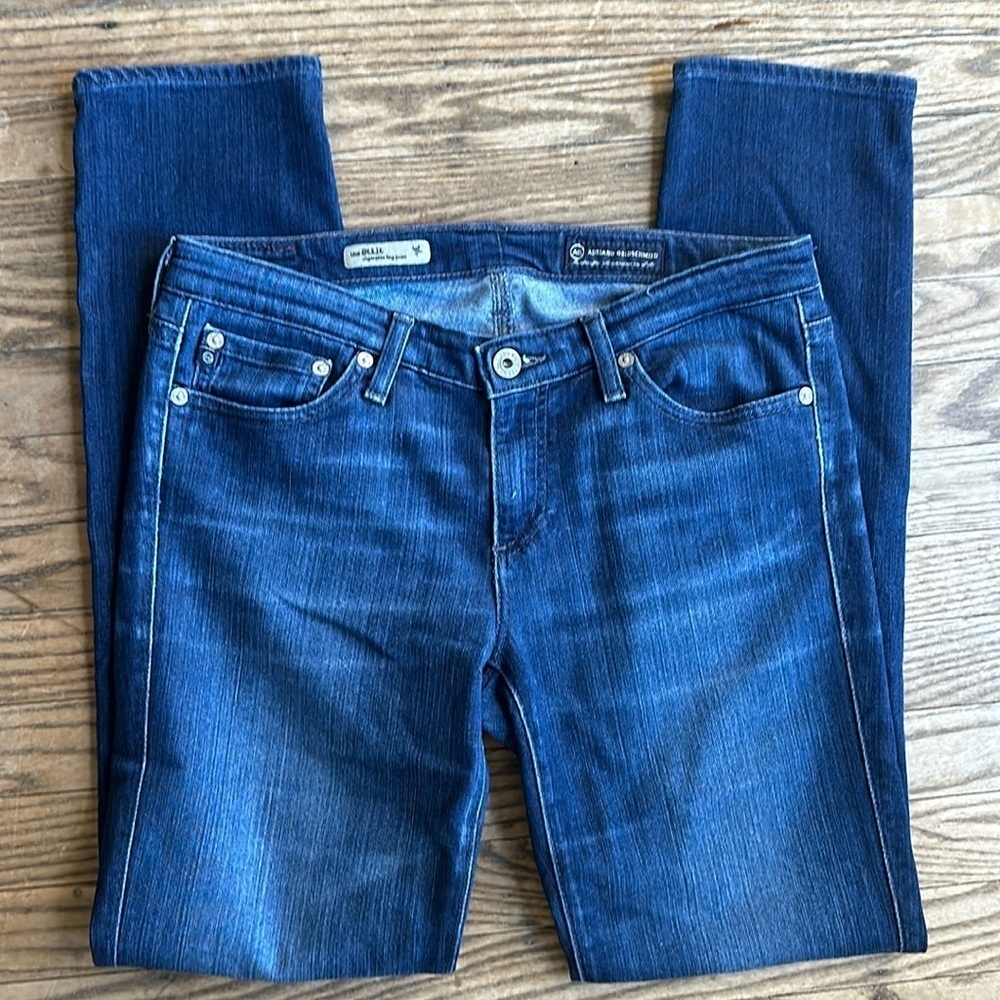 AG Adriano Goldschmied The Stilt Cigarette Cut Skinny Jeans Size 28 EUC